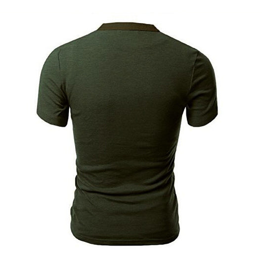 Camiseta Slim Fit con Costuras en Cuello para Hombre - Image 17
