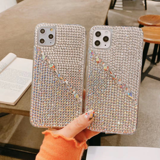 Funda Telefónica con Cristales de Diamante y Electroplata - Image 6