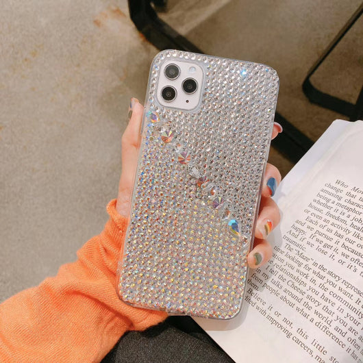 Funda Telefónica con Cristales de Diamante y Electroplata - Image 8