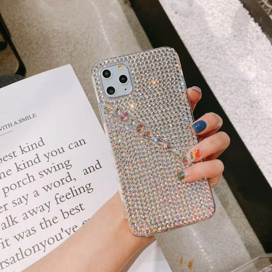 Funda Telefónica con Cristales de Diamante y Electroplata - Image 10