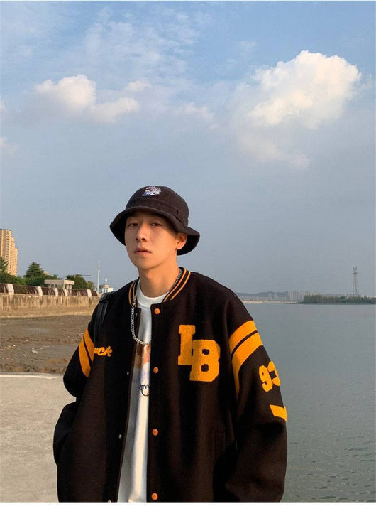 Sudadera Acolchada con Capucha y Cierre de Diseño Japonés Negro - Image 12