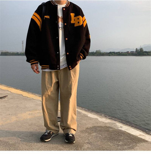 Sudadera Acolchada con Capucha y Cierre de Diseño Japonés Negro - Image 13