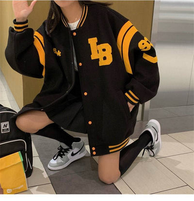 Sudadera Acolchada con Capucha y Cierre de Diseño Japonés Negro - Image 22