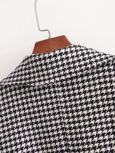 Abrigo de Lana a Cuadros para Mujer - Elegancia Ejecutiva - Image 14