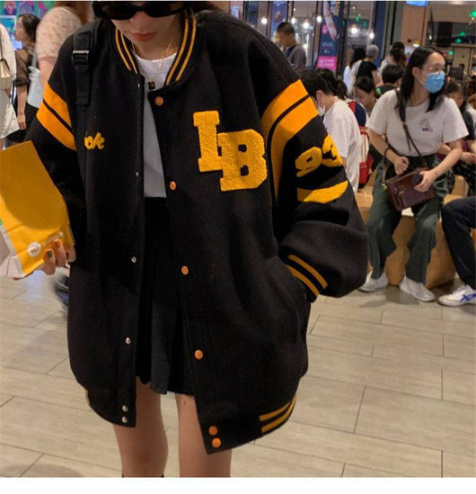 Sudadera Acolchada con Capucha y Cierre de Diseño Japonés Negro - Image 23