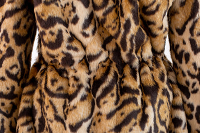 Abrigo Largo de Pelaje de Leopardo Talla Grande - Felpa de Visón Sintético - Image 24