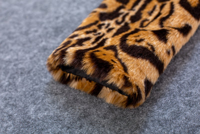 Abrigo Largo de Pelaje de Leopardo Talla Grande - Felpa de Visón Sintético - Image 26