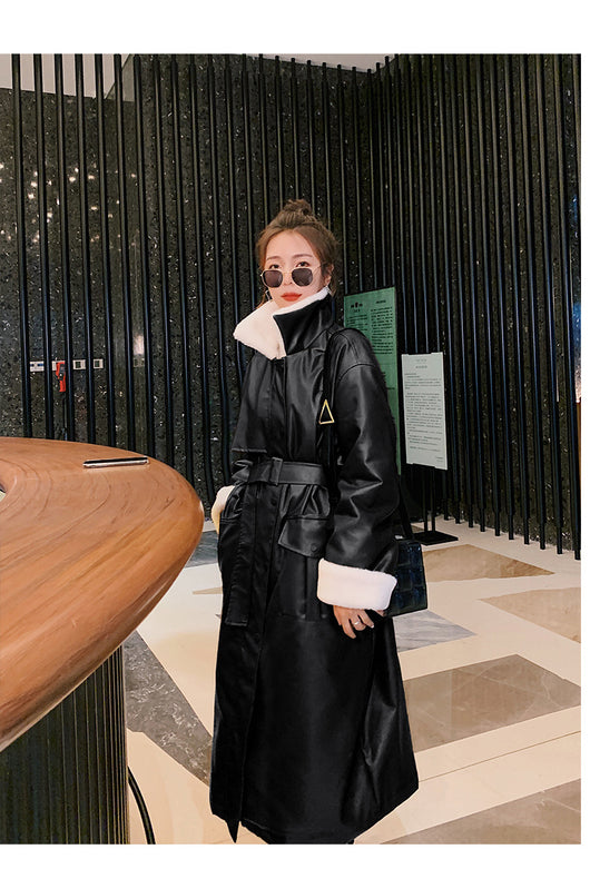Chaqueta de Algodón con Lana de Cordero - Corte Relajado y Adelgazante - Image 18
