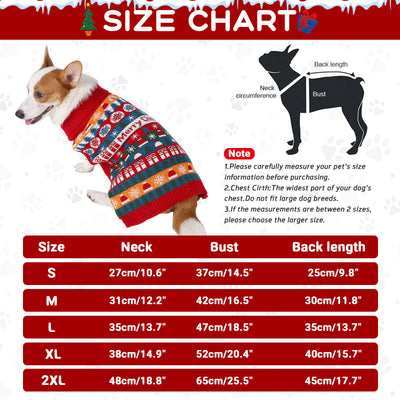 Suéter Navideño para Mascotas Rojo en Acrílico - Image 7