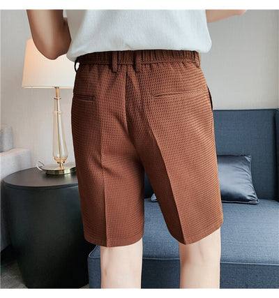 Shorts Casuales para Hombre Tela Waffle Corte Slim - Image 18