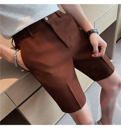 Shorts Casuales para Hombre Tela Waffle Corte Slim - Image 20