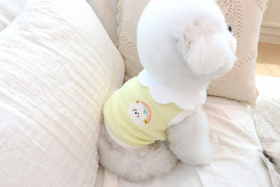 Chaleco Suave con Bordado de Nubes para Perros - Image 9
