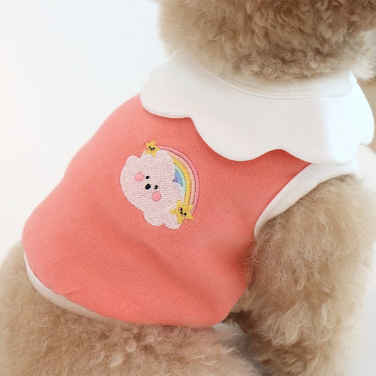Chaleco Suave con Bordado de Nubes para Perros - Image 12
