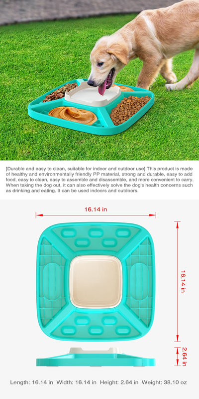Comedero y Bebedero Lento para Perros con Bandeja Antideslizante - Image 12