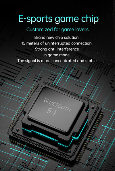 Auriculares Gaming Bluetooth Sin Retardo para Móviles - Image 22