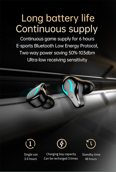 Auriculares Gaming Bluetooth Sin Retardo para Móviles - Image 23
