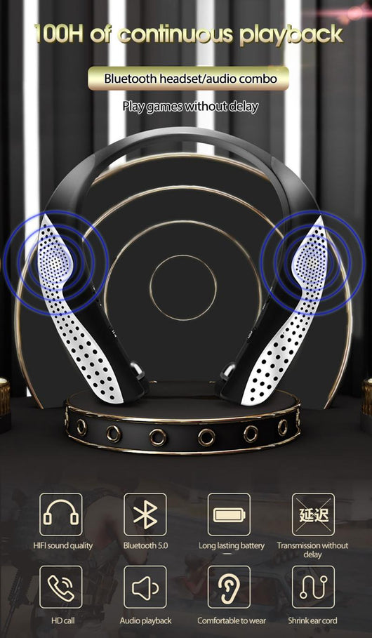 Auriculares Deportivos Bluetooth con Soporte Cervical - Image 12