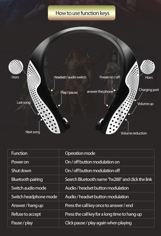 Auriculares Deportivos Bluetooth con Soporte Cervical - Image 18