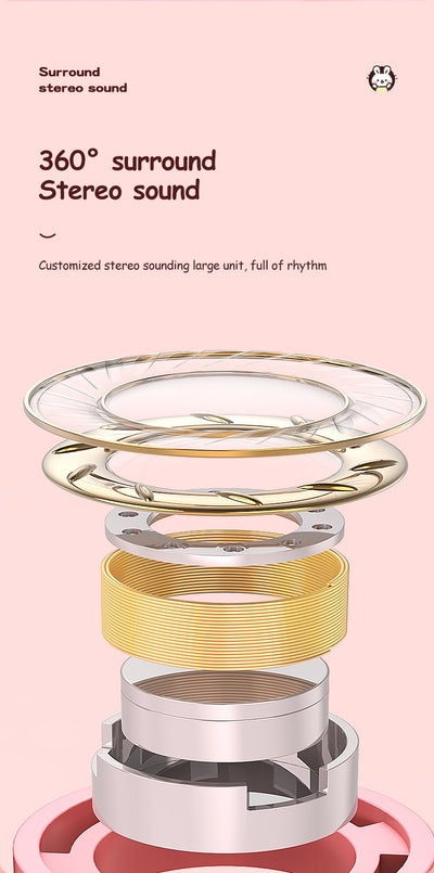 Auriculares Inalámbricos con Orejas de Conejo Luminosas y Extensibles - Image 17