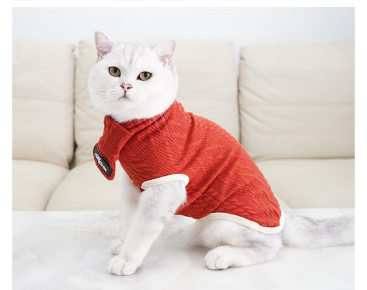 Suéter Vintage para Perros con Cuello Alto - Invierno - Image 8