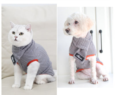 Suéter Vintage para Perros con Cuello Alto - Invierno - Image 9