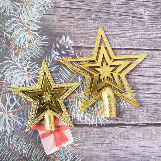 Estrella de Cinco Puntas para Árbol de Navidad - Acabado Cromado Triple Capa - Image 17
