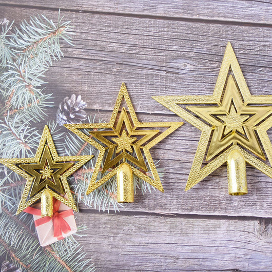 Estrella de Cinco Puntas para Árbol de Navidad - Acabado Cromado Triple Capa - Image 18