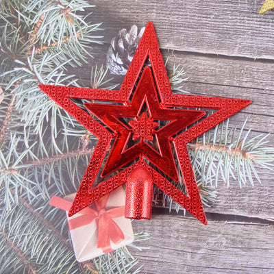 Estrella de Cinco Puntas para Árbol de Navidad - Acabado Cromado Triple Capa - Image 19
