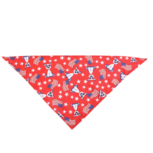 Babero Bandera Americana para Mascotas - Impresión de Capa Única - Image 12