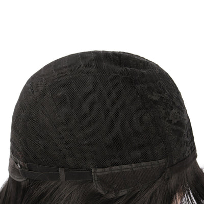 Peluca Larga Negra de Fibra Sintética para Mujer - Cabello Liso y Natural - Image 15