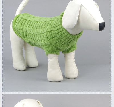 Suéter Elástico Tridimensional para Perros en Colores Lisos - Image 6