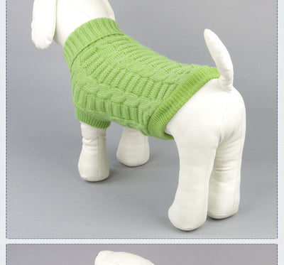 Suéter Elástico Tridimensional para Perros en Colores Lisos - Image 7