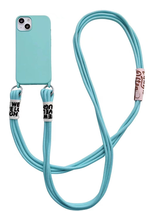 Funda Silicona para Celular con Correa Diagonal y Colgante - Image 22