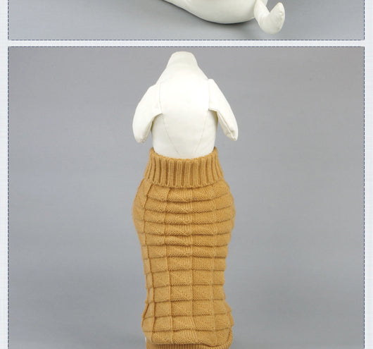 Suéter Elástico Tridimensional para Perros en Colores Lisos - Image 13
