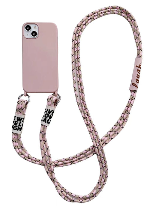 Funda Silicona para Celular con Correa Diagonal y Colgante - Image 34