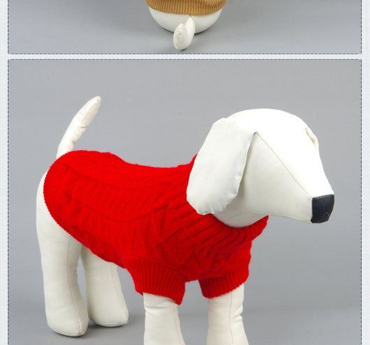 Suéter Elástico Tridimensional para Perros en Colores Lisos - Image 14