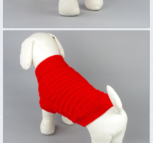Suéter Elástico Tridimensional para Perros en Colores Lisos - Image 15