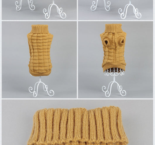 Suéter Elástico Tridimensional para Perros en Colores Lisos - Image 16