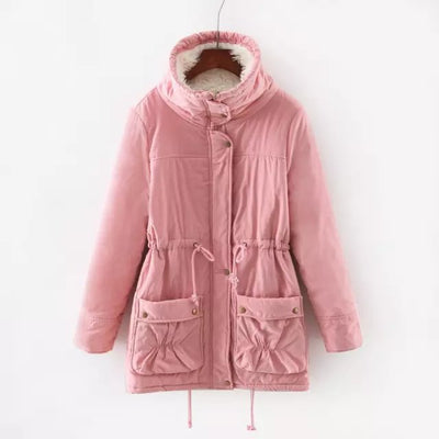 Abrigo de Algodón Forrado en Peluche de Cordero - Diseño Slim Reductor - Image 17