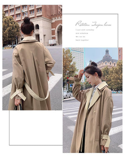 Chaqueta Cortaviento Larga Oversize para Mujer - Estilo Casual - Image 12
