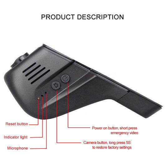 Grabadora de Conducción V4 WiFi HD con Conexión Inalámbrica Oculta - Image 22