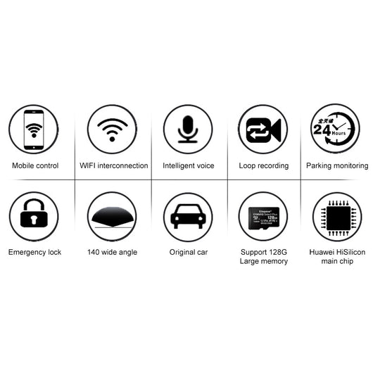 Grabadora de Conducción V4 WiFi HD con Conexión Inalámbrica Oculta - Image 25