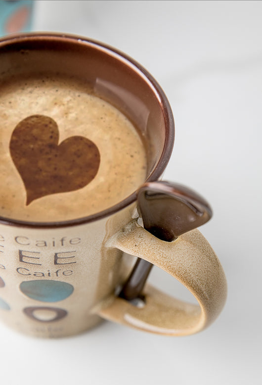 Taza de Cerámica para Café con Tapa y Cuchara - Image 12