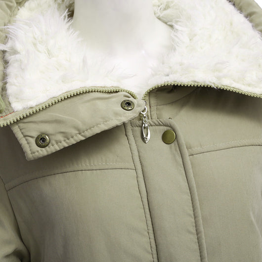 Abrigo de Algodón Forrado en Peluche de Cordero - Diseño Slim Reductor - Image 24
