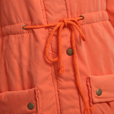 Abrigo de Algodón Forrado en Peluche de Cordero - Diseño Slim Reductor - Image 30