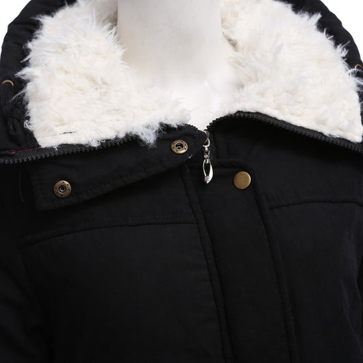 Abrigo de Algodón Forrado en Peluche de Cordero - Diseño Slim Reductor - Image 31