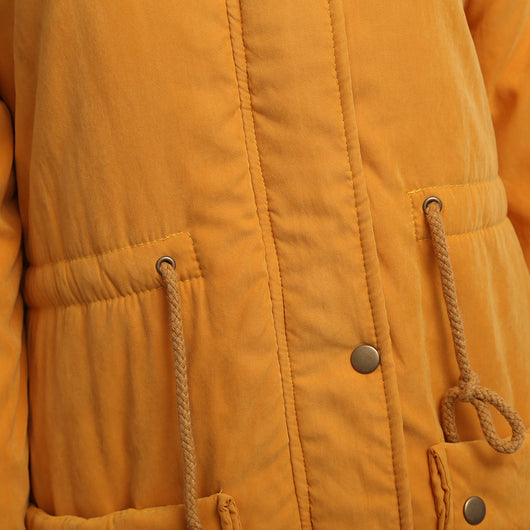 Abrigo de Algodón Forrado en Peluche de Cordero - Diseño Slim Reductor - Image 36
