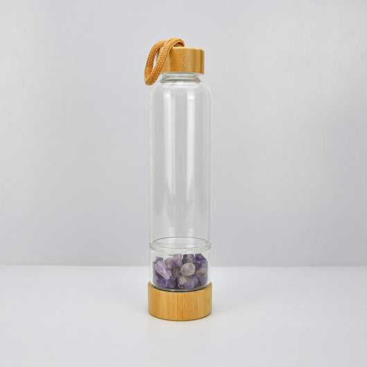 Vaso Térmico de Cristal con Tapa de Bambú y Piedras de Poder - Doble Capacidad - Image 26