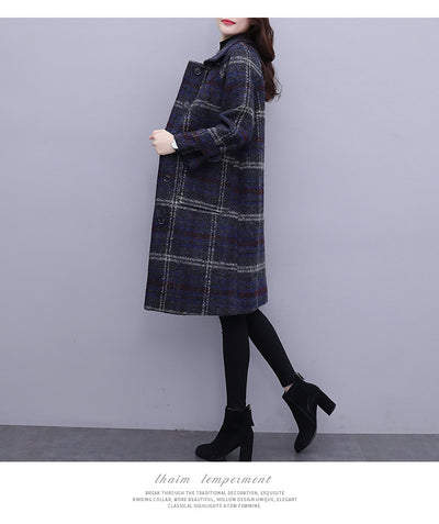 Abrigo de Lana Acolchado Talla Grande para Mujer - Image 8