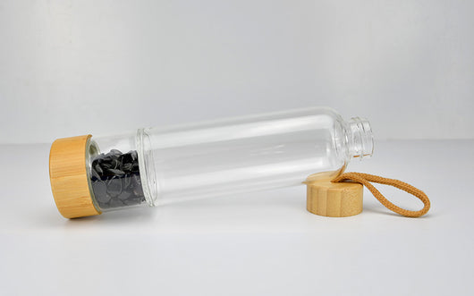 Vaso Térmico de Cristal con Tapa de Bambú y Piedras de Poder - Doble Capacidad - Image 32